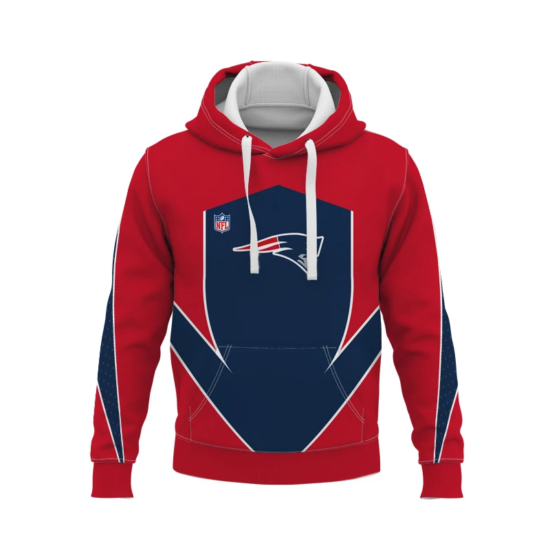 

Hot sale spring and autumn 3D printing football fan tops hoodies high quality outdoor casual pullovers fashion men's sports tops