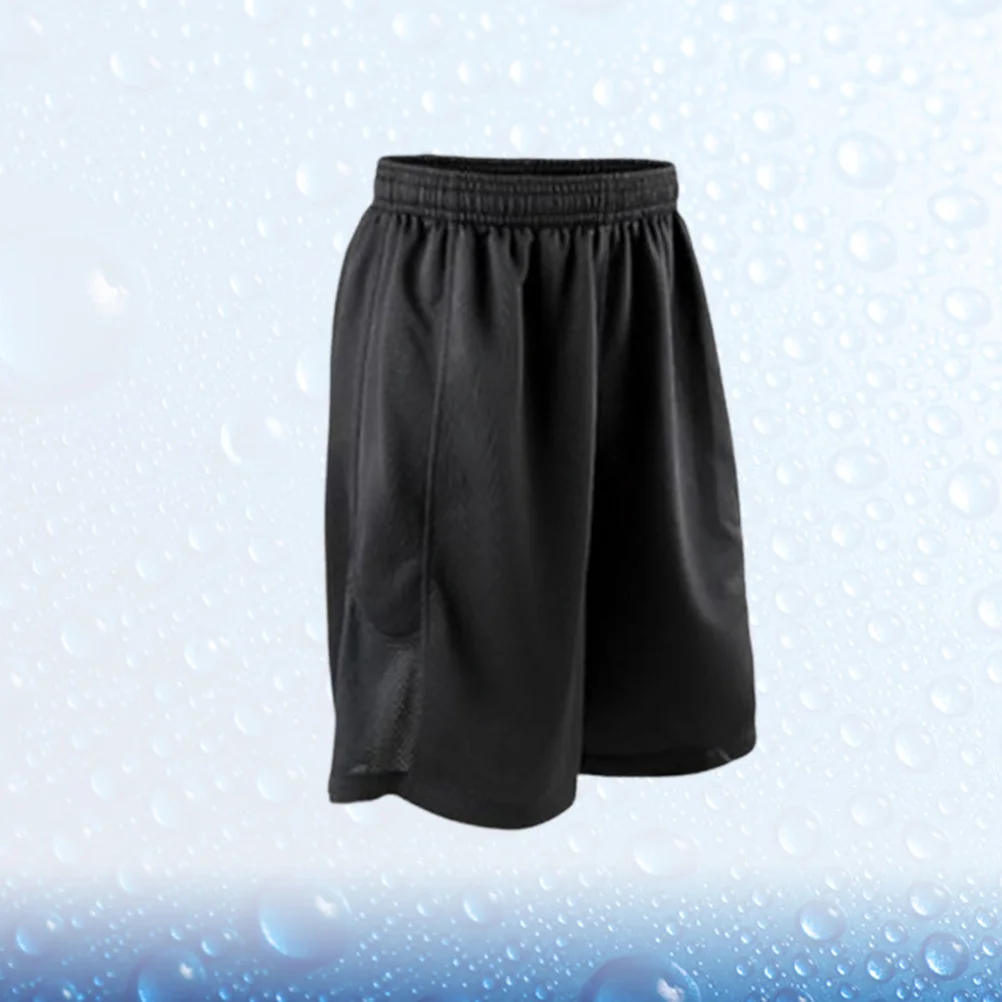 

Men Professional Sports Shorts Running Quick-drying Shorts Breathable Running Fitness Exercise Pants Black (Size)