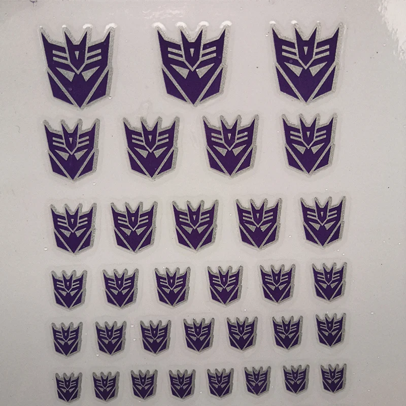 2 шт. наклейка Decepticons Autobots G1 Символ наклейка для пользовательских крутых DIY сцены аксессуары 0,6*0,6-1,5*1,5 см 90+ набор