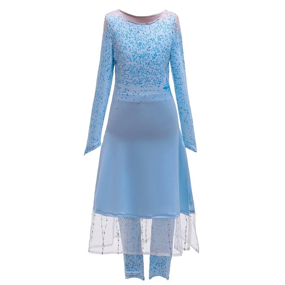 Elsa 2 Cosplay Queen Carnival Dresses Costumes Princess Anna Dress Girls Fantasia Party Vestidos Kids Clothing Set | Детская одежда и