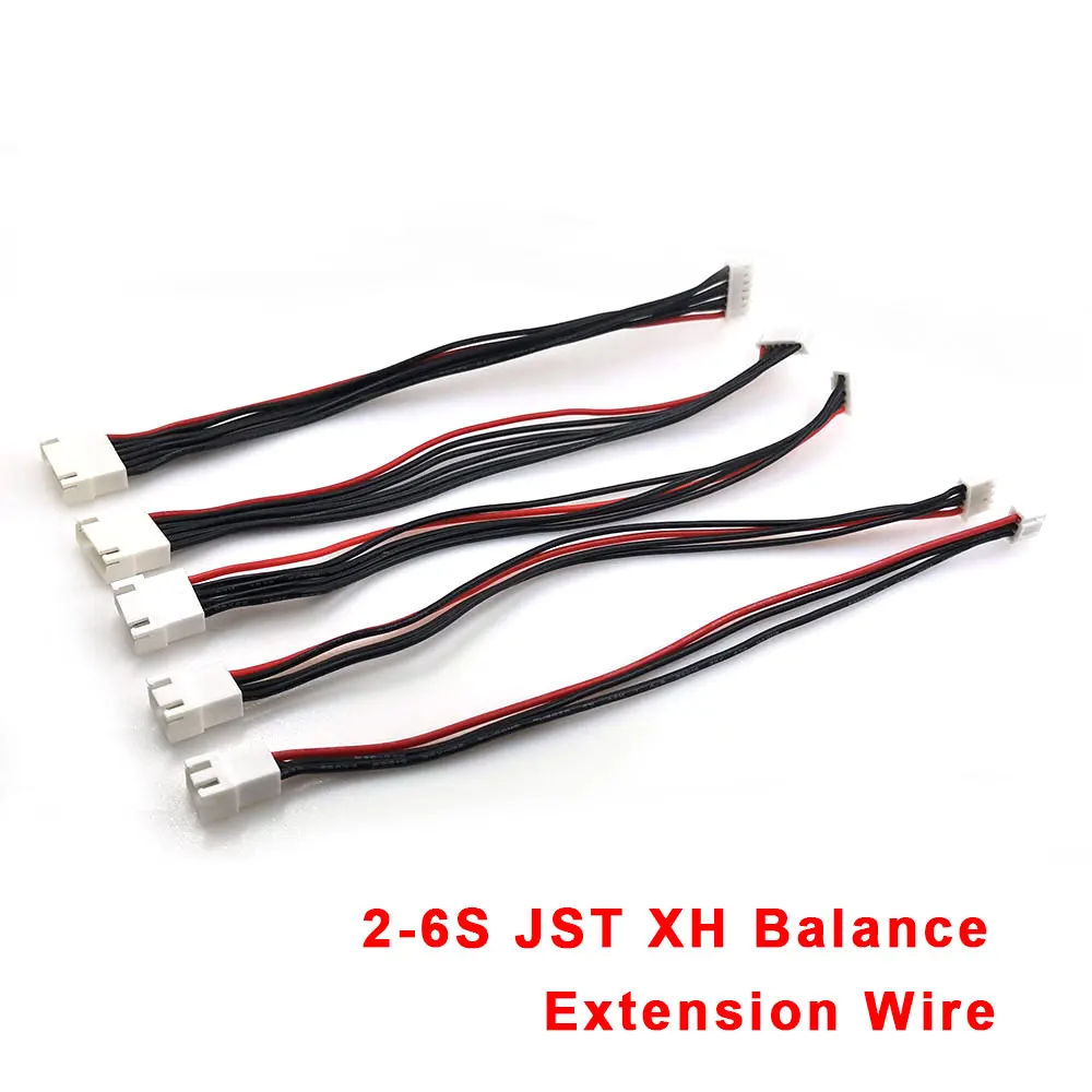 5 шт лот jst xh 2s 3s 4s 6s 20 см 22awg мягкий силико