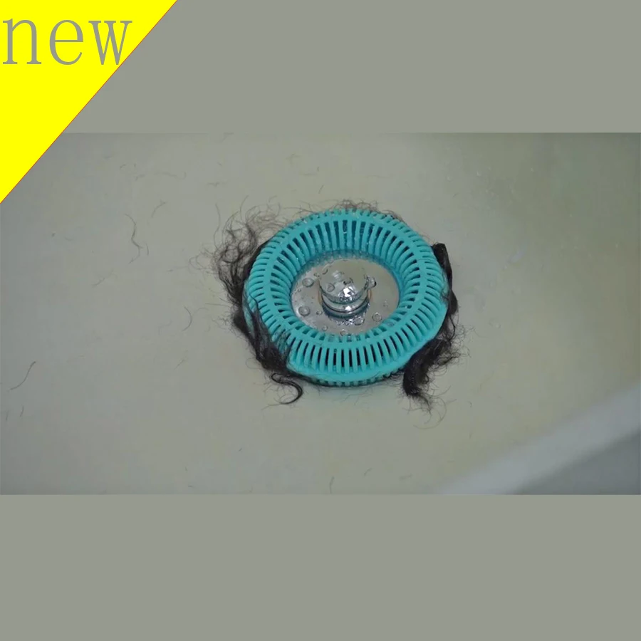 Кольцо для ванны обертывается вокруг слива чтобы мгновенно ловить каждый волос| |