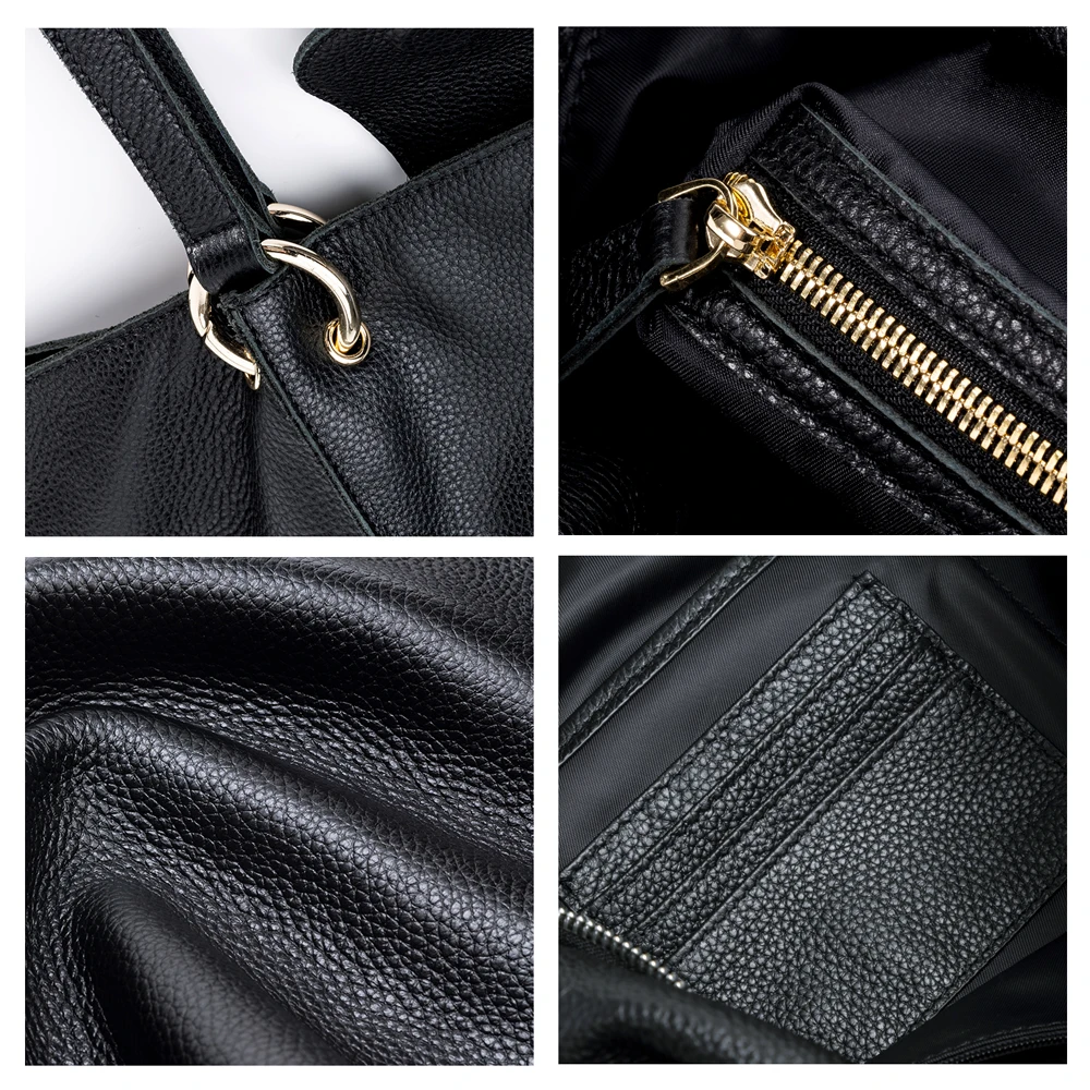 GIONAR RFID Handcrafted Cowhide Leather Handbags for Women Designer Large Transport Tote Sets Work Practical Shoulder Bags