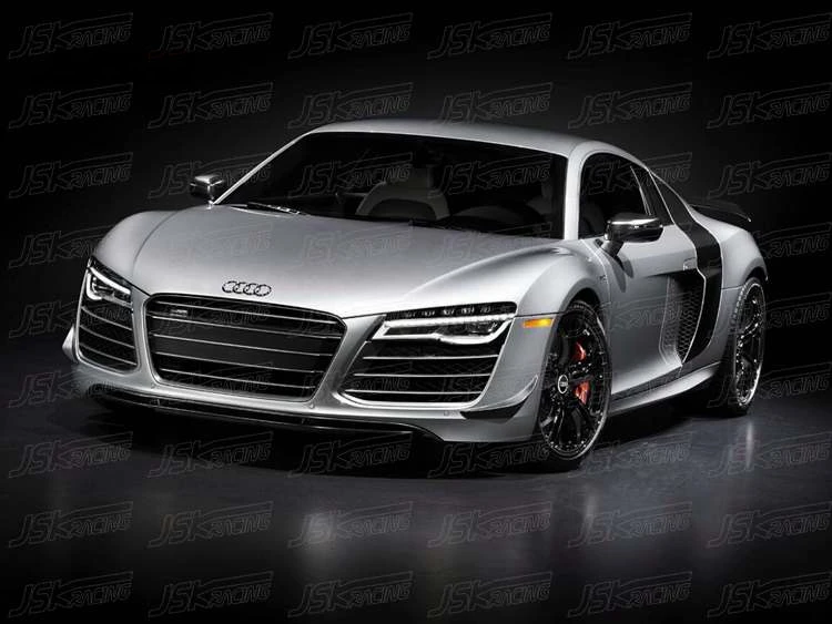 В наличии! 2008-2015 г стиль углеродное волокно передняя губа для AUDI R8 V8 V10 (JSKADR808022) |