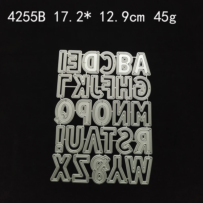Английский алфавит верхние буквы металлические Вырубные штампы для бриллиантов