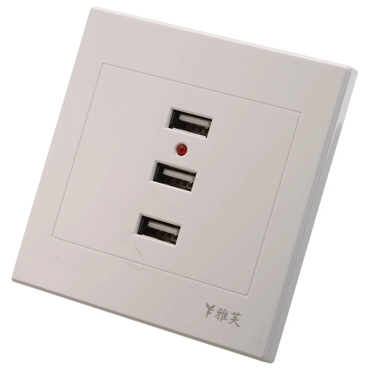 Настенное зарядное устройство с 3 портами USB 2 0 адаптер для розетки 10 А панель