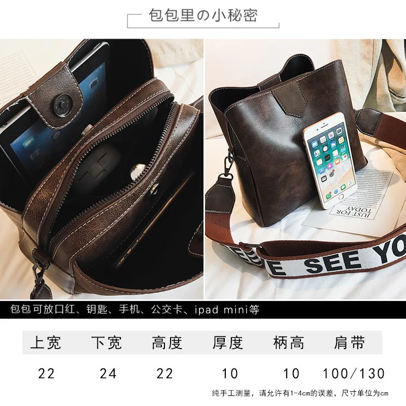 Женские винтажные сумки через плечо кожаные роскошные 2020 от известного бренда