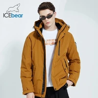 icebear 2021 autumn and winter new mens hooded coat warm mens cotton jacket fashion mens clothing mwd20853d
