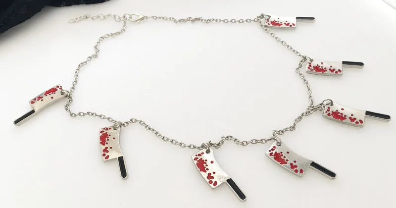Ожерелье кровавого мясника ожерелье на Хэллоуин ужасов украшения