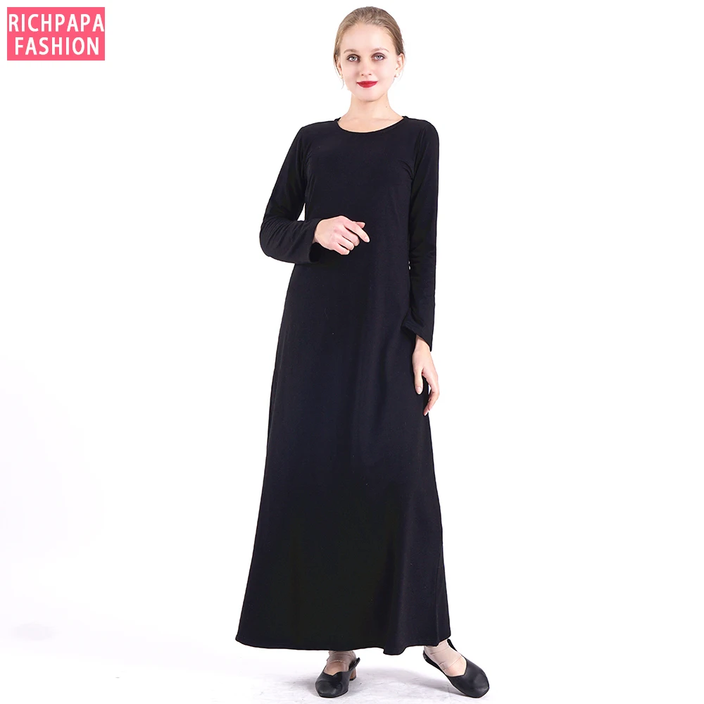 Арабская абайя Дубайский хиджаб мусульманское платье малайзийские турецкие