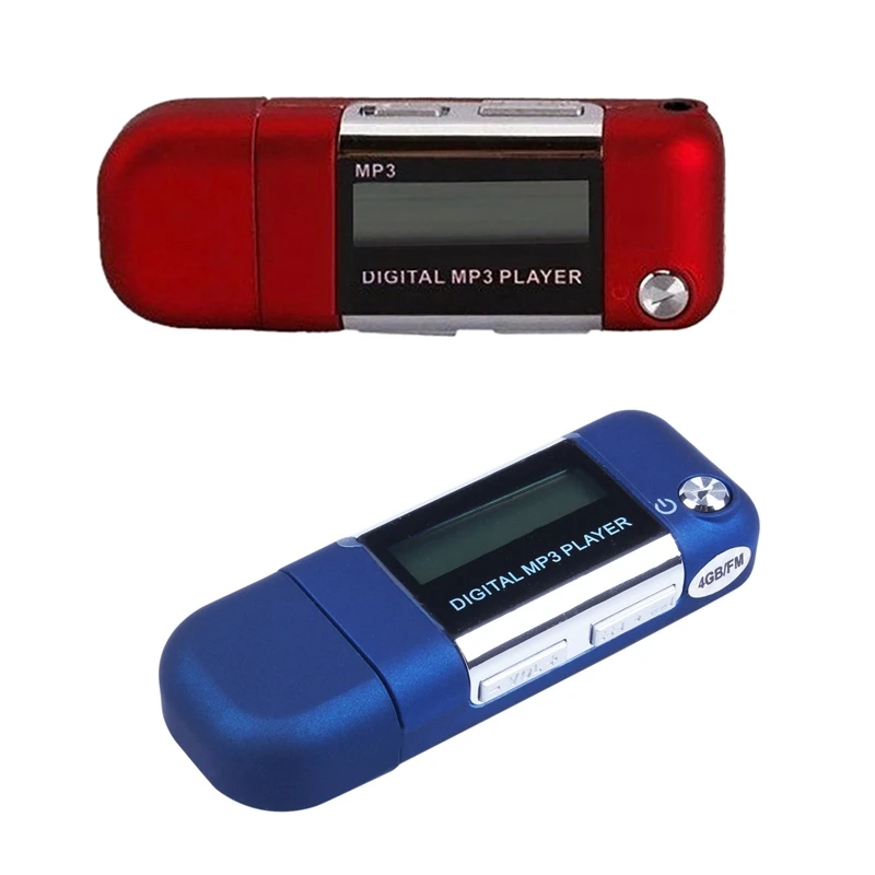 

Mp3 Player 4GB U Disk Music Player Supports Replaceable AAA Battery, Recording