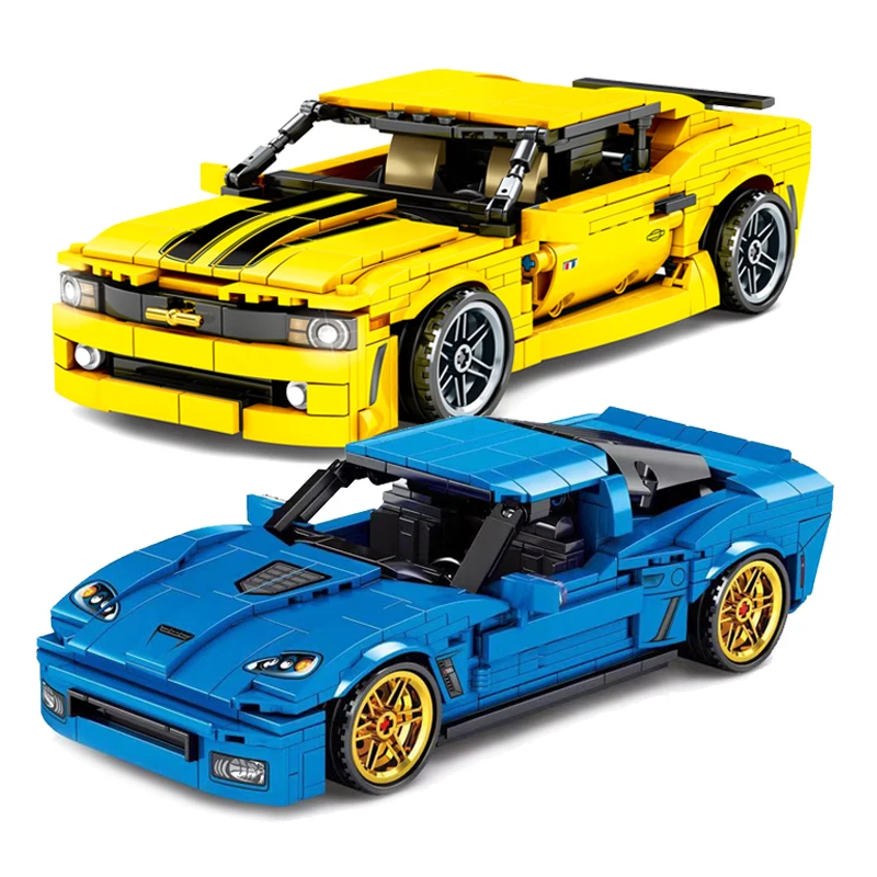 Супер гоночный спортивный автомобиль строительные блоки создатель эксперт