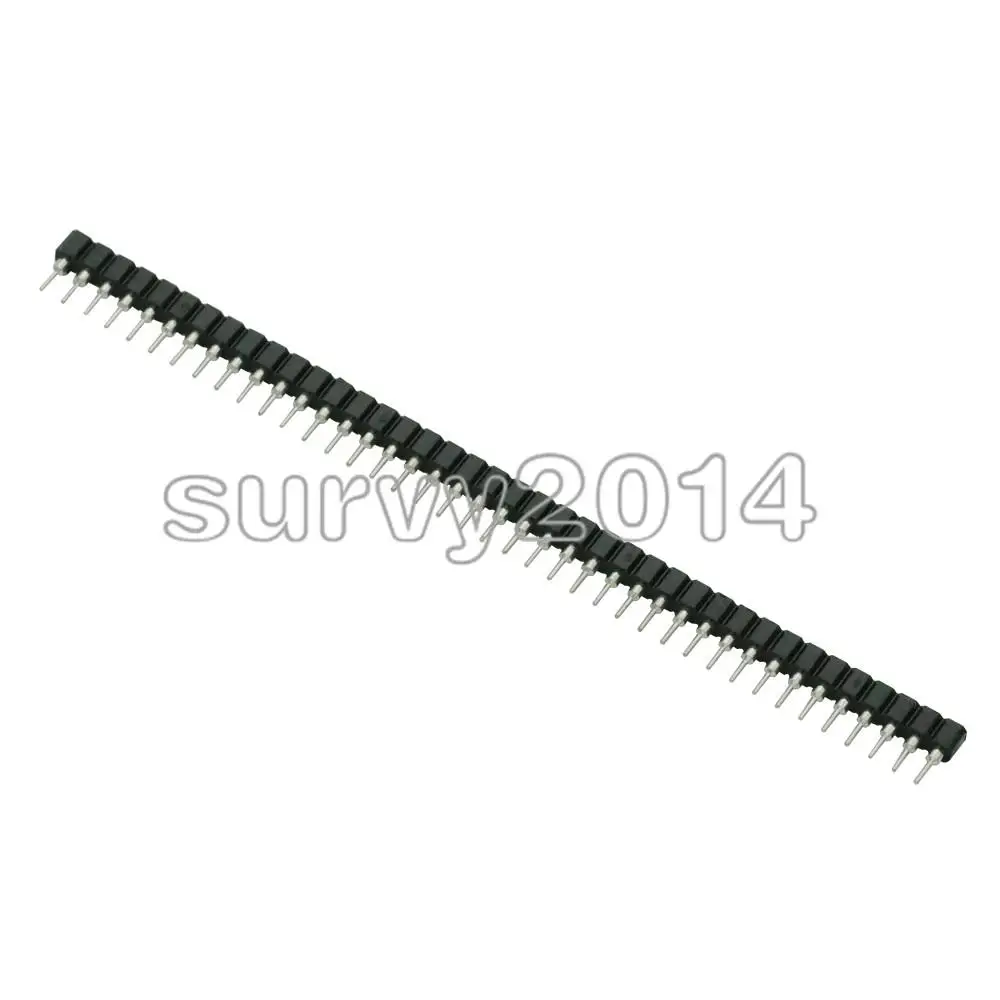 

5PCS Strip Tin PCB Female IC Breakable 40pin Single Row Round Header Socket