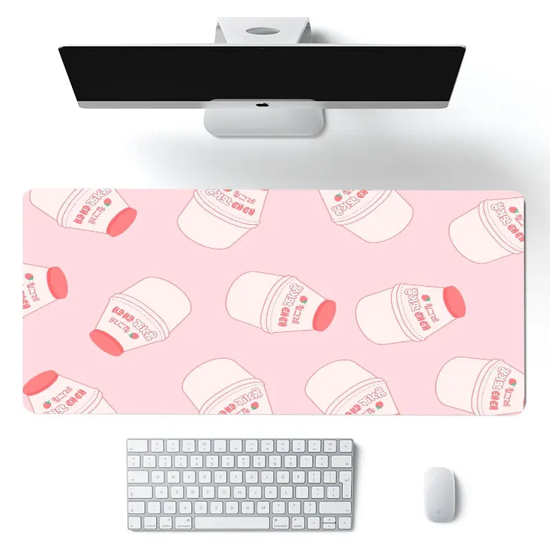 

Anime kawaii Big Mouse Pad Large Rubber Gaming Mat Speed Kawaii XL MousePad Keyboard Locking Edge Otaku Compute mouse pad