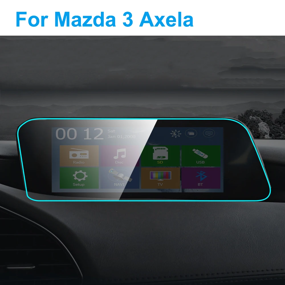 Для Mazda 3 Axela 2020 Автомобильный GPS навигатор закаленное стекло Защита экрана 9H HD
