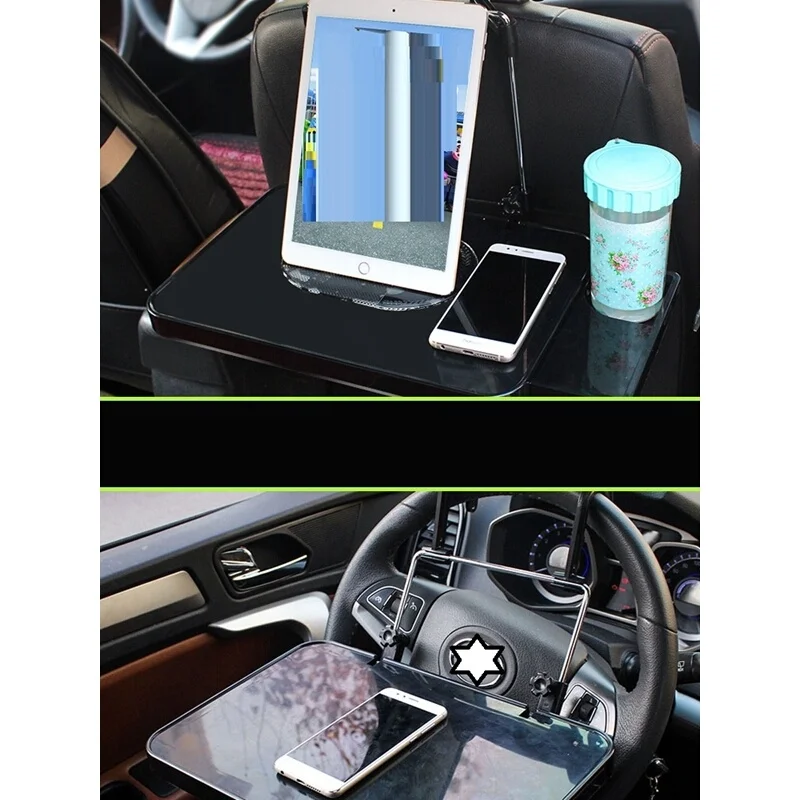 Auto Soporte Tablet Storage a Manger Gadget Accesorios Coche Interior Car Accessories Organizer Computer Dining Folding Table | Автомобили