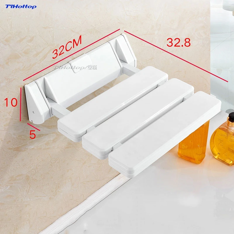 Настенный душ сиденье для душа откидное Ванна стул ванной комнаты комод Туалет