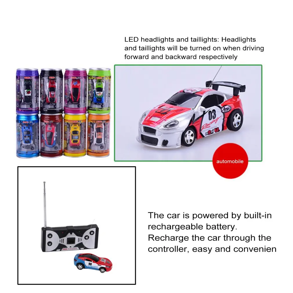 Can Style Kids Children Mini Speed RC Radio Remote Control On Off Micro Racing Car Toy Gift Vehicle Toys | Игрушки и хобби