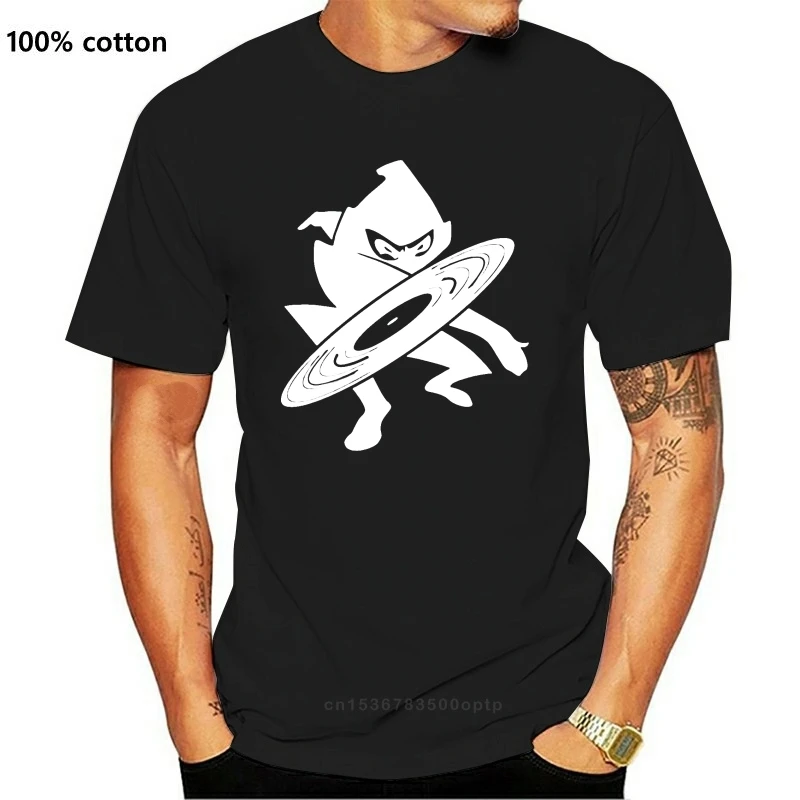 

New mans 2021 NINJA TUNE London Records Music Logo Men's Black T-Shirt Male Harajuku Top Fitness Brand Clothing T Shirt