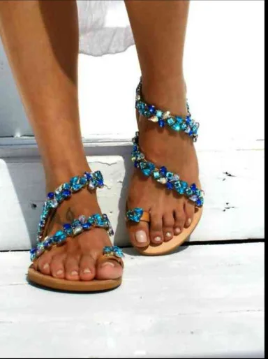 

new 35-42 on sale diamond sandals flat sandals