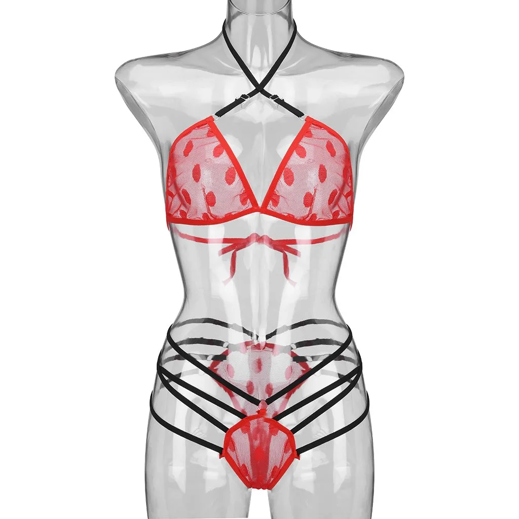 Женское Сетчатое сексуальное нижнее белье SAGACE прозрачное нового размера плюс