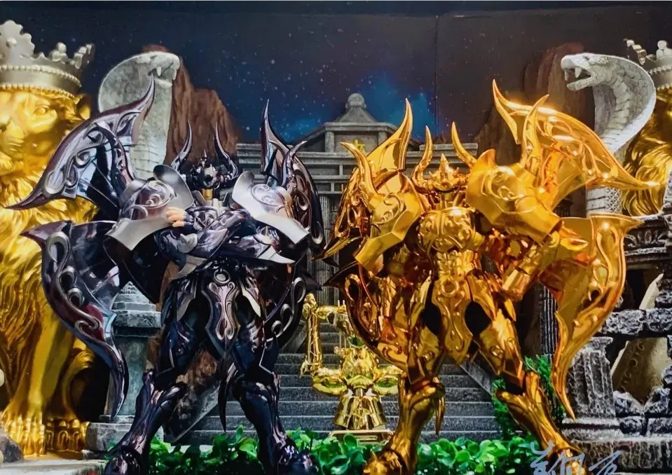 In-Stock JMODEL Soul of Gold EX Aldebaran Taurus Saint Seiya Cloth Myth Gold Saint Metal Armor Action Figure Toy image 6