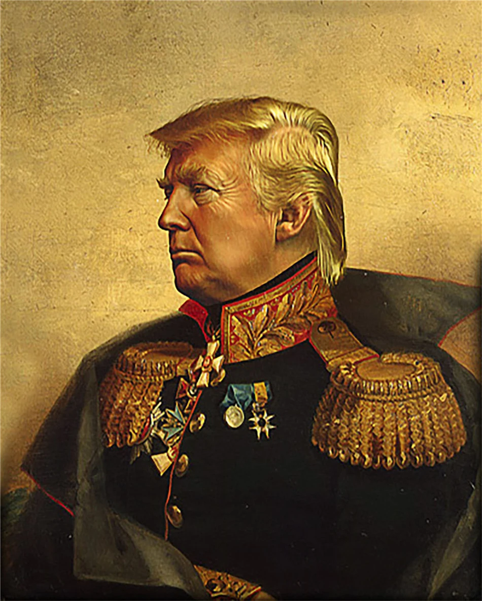 Дональд Трамп Hd портретная печать картина художественный плакат произведение в