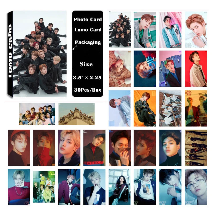 1 KPOP NCT 127 NCT U NCT альбом мечты Фотокарта плакат ломо карты самодельные бумажные фотокарты Поклонники Подарочная коллекция - Цвет: 1