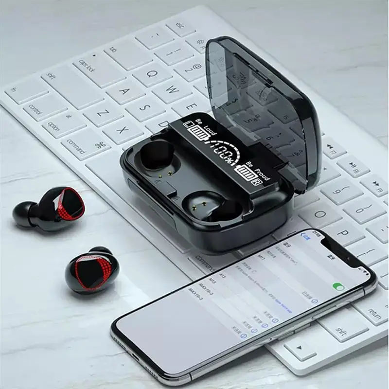 

Noise Canceling Earphones Headset Headphone For Android IOS Smart Phone Sports Waterproof TWS Bluetooth 5.1 Headset Earbuds