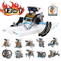 12 in1 stem educational toys solar robot blocks develop science kits technology learning scientific toy for children gift