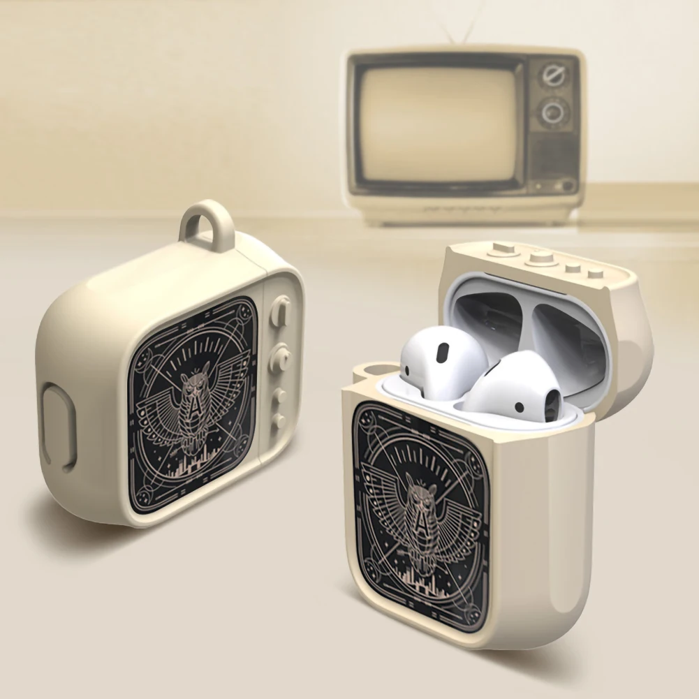 Силиконовый мини чехол для наушников Apple гарнитура Airpods совместимый с AirPods