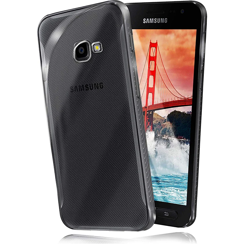 Мягкий ТПУ прозрачный мобильный телефон чехлы для Samsung Galaxy Xcover 4 силиконовый