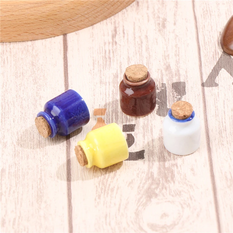 

Кукольный домик ручной работы 1/12, керамическое украшение, миниатюрная кукольная банка для еды, 1 шт., набор or1