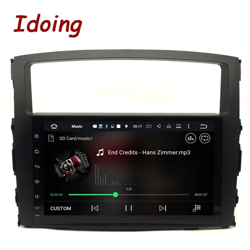 Idoing 9 &quotAndroid 0 4G + 32G 8Core 2Din руль для MITSUBISHI PAJERO V97 автомобильный мультимедийный плеер