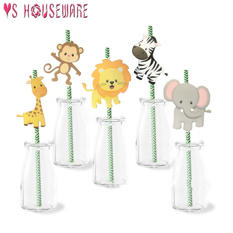 Детское украшение на день рождения Экологичная бумага для джунглей одноразовая