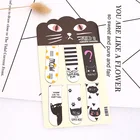 6 шт.компл. Kawaii Oreo Cat Cactus магнитные закладки для книг маркер для страниц канцелярские принадлежности для школы и офиса зажим для бумаги