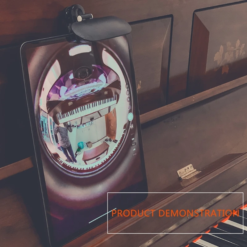 H7JA фортепиано Рыбий глаз объектив интернет-класса широкоугольный двойной экран