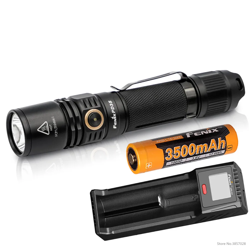FENIX PD35 V2.0 тактический флэш светильник XP L HI V3 светодиодный максимум 1000 люмен