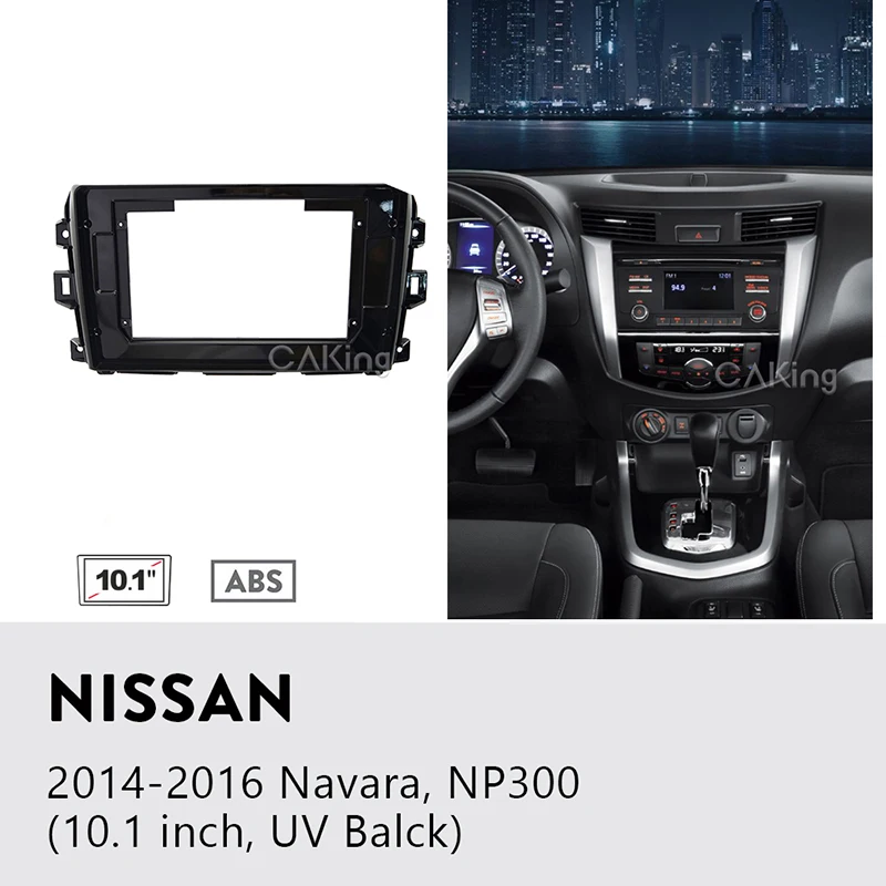 10 1 дюймов Автомобиль фриз Панель для Nissan Navara NP300 Frontier 2014-2016 аудио автомобиля рама