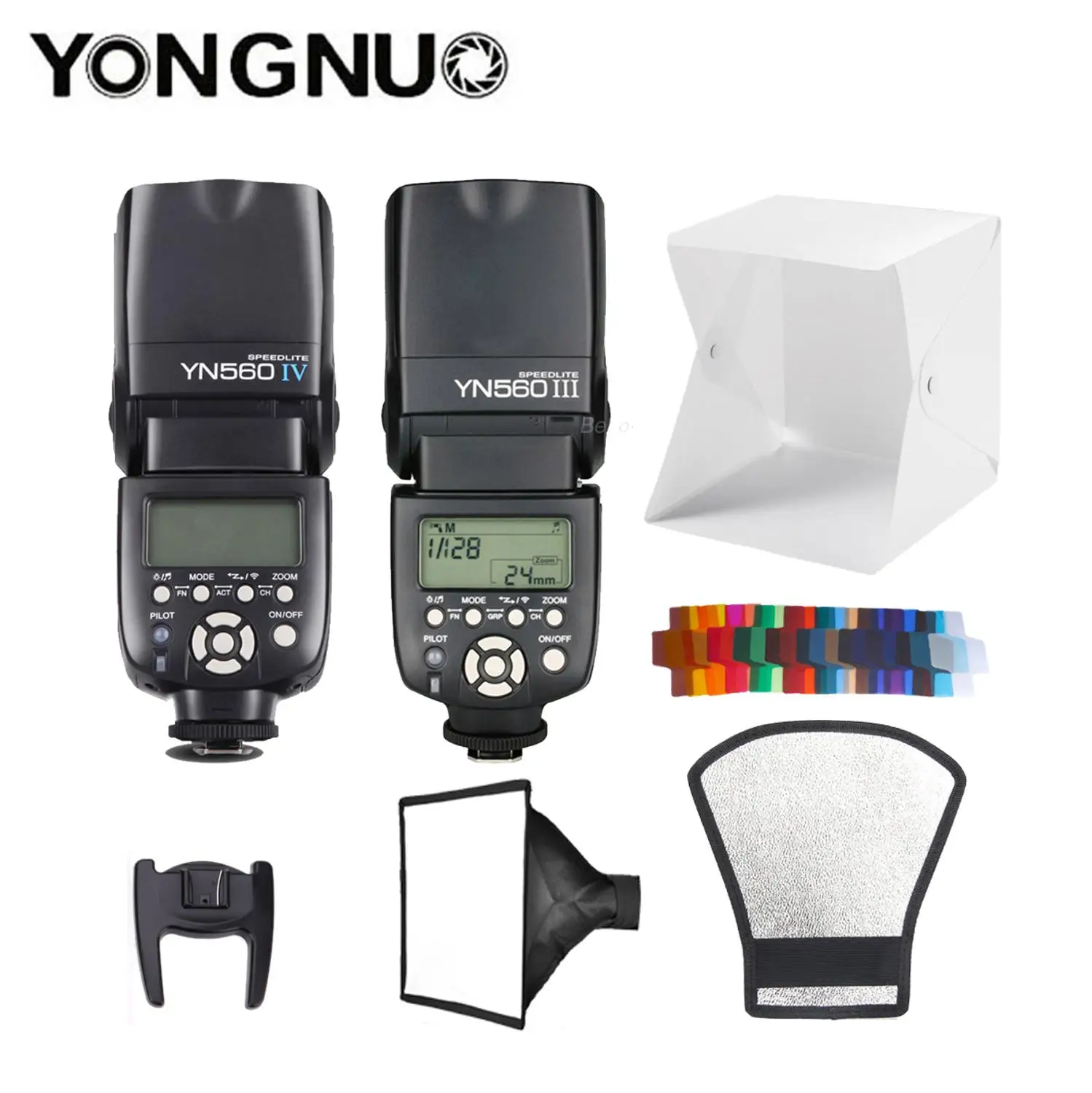 YONGNUO YN560 III IV Беспроводная основная Вспышка Speedlite для Nikon Canon/Olympus/Pentax камера