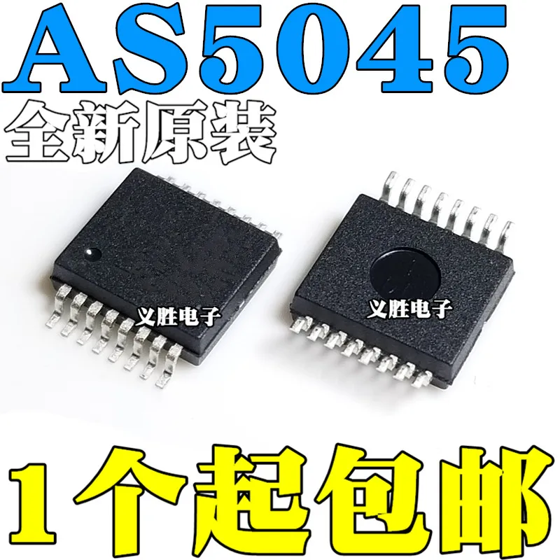

5pcs/lot brand new original AS5045 - ASST AS5045 SSOP16 12 rotating magnetic encoder IC chip