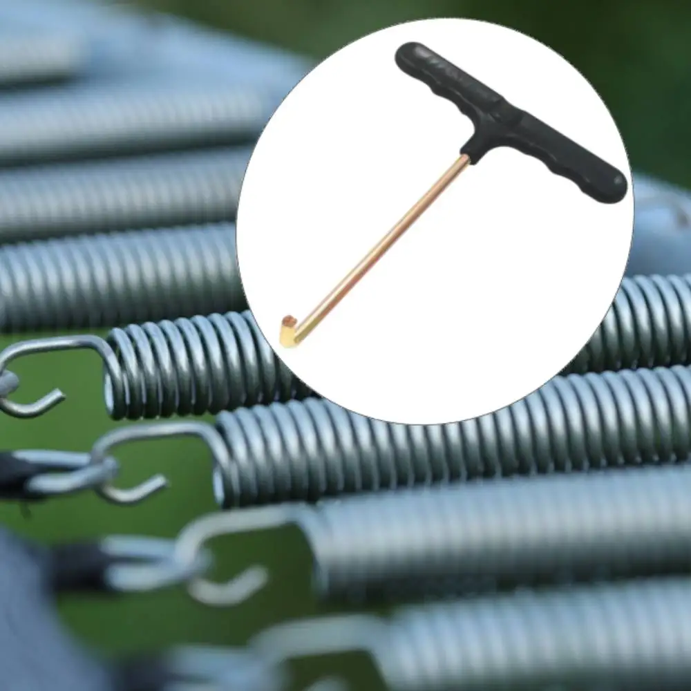 

Trampoline Spring Pull Tool Trampoline T Hook Tool Tent Peg Puller Extractor for Outdoor