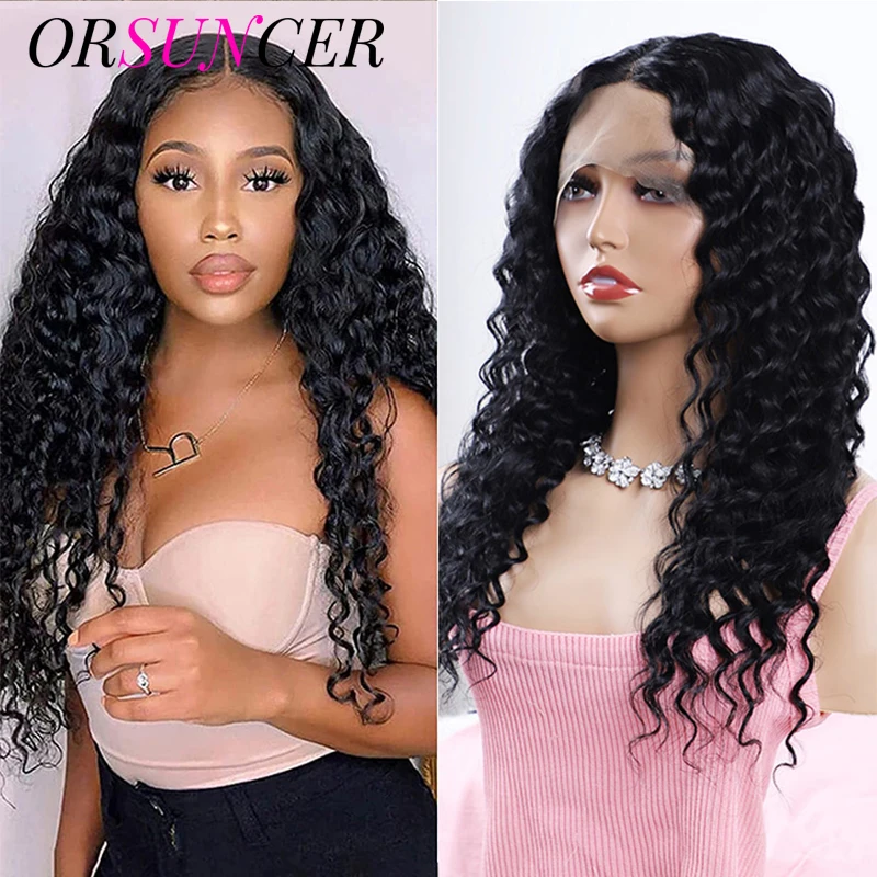 

Самый дешевый парик с глубокой волной, Hd кружевом, передний, al, влажные и волнистые передние парики из человеческих волос на сетке для женщин...