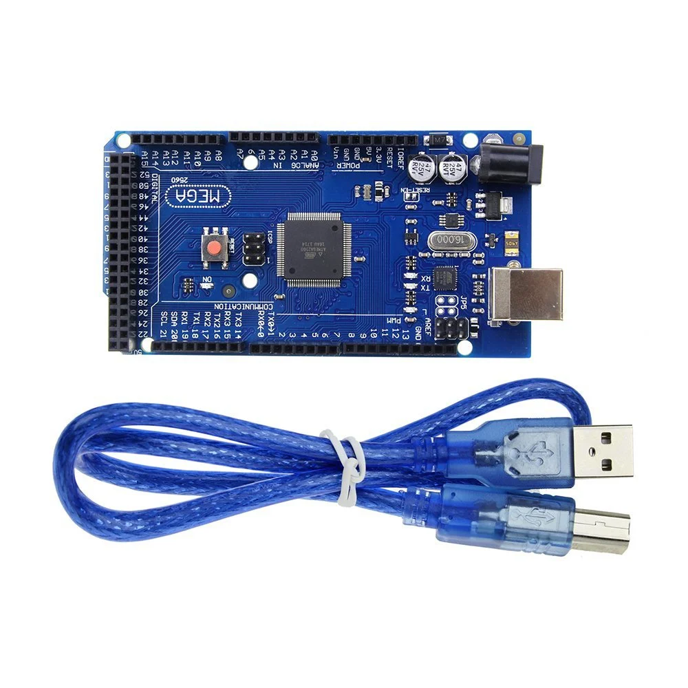 Mega 2560 R3 Mega2560 REV3 ATmega2560-16AU Board with USB Cable for compatible Arduino r3 | Электронные компоненты и