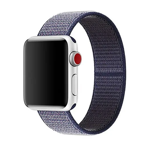 Спортивный нейлоновый ремешок для apple watch 4, apple watch 5, ремешок correa iwatch 44 мм, 40 мм, 38 мм, 42 мм, apple watch series 4, 3, 2, 1 - Цвет ремешка: deeple blue