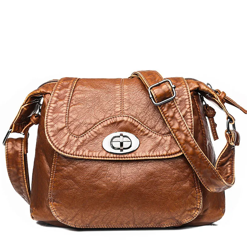 Дизайнерская зимняя женская сумка-мессенджер мягкая сумка через плечо из