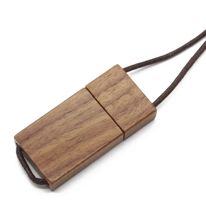 JASTER заказной бамбуковый usb 2,0 флэш-накопитель 16gb деревянная usb флэш-карта памяти персональный DIY логотип(более 10 шт плата за логотип - Цвет: Walnut wood