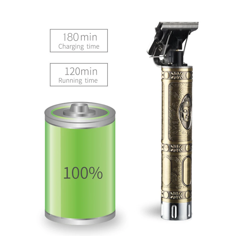 Профессиональный мужской триммер для волос электрическая машинка стрижки