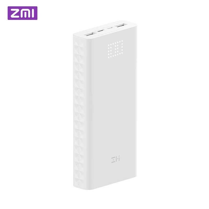 ZMI внешний аккумулятор 20000 мАч 27 Вт QC3.0 Быстрая зарядка двойной USB 20000 мАч Внешний аккумулятор для iPhone iPad samsung huawei