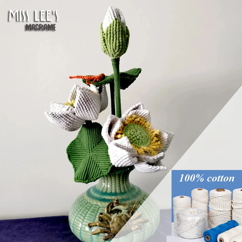 

100% хлопок, 1 мм, 100 м, 200 м, 400 м, веревка макраме, плетение цветов, настенные Подвесные Растения, вешалки, украшения для дома